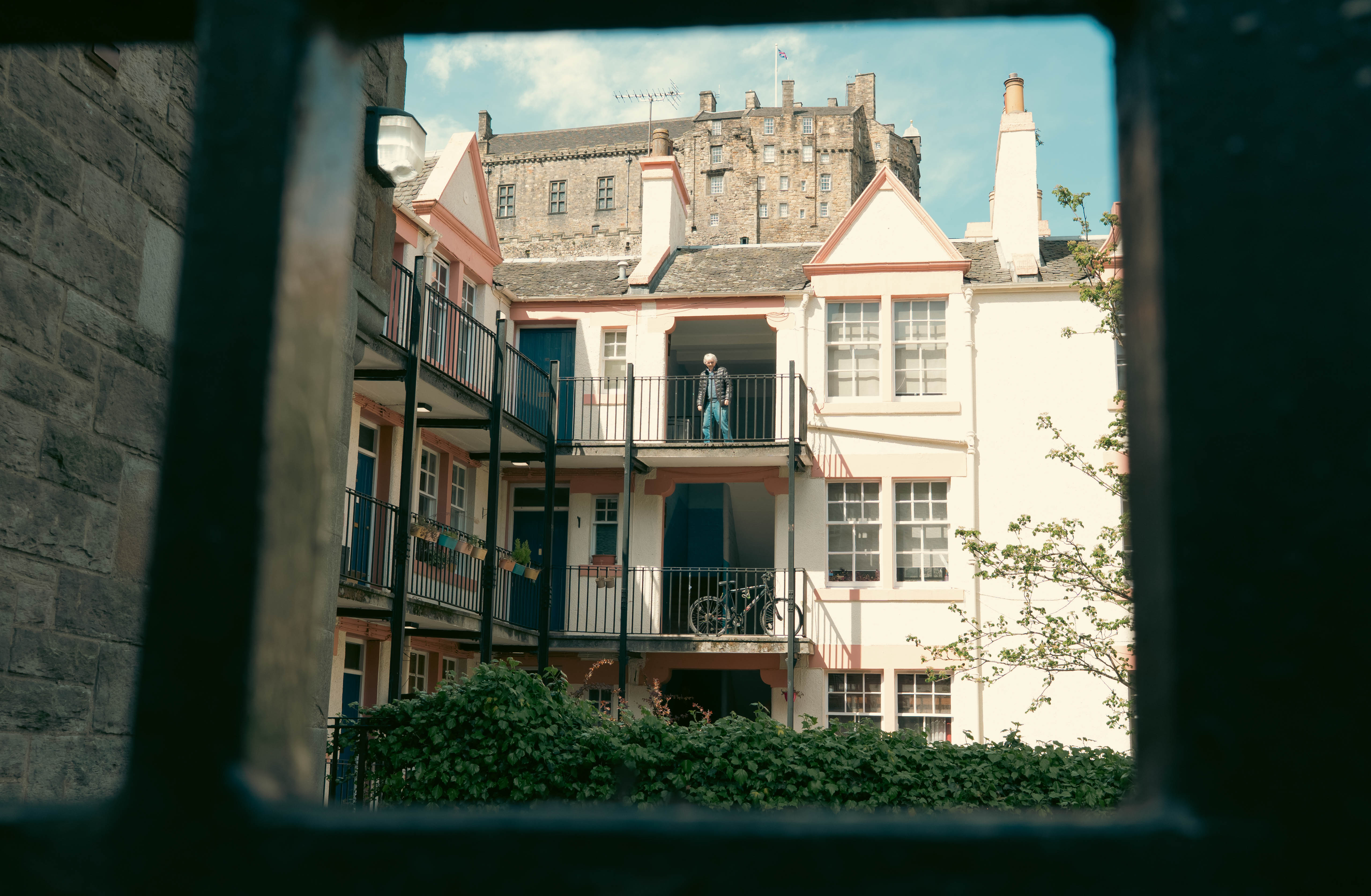 The Castle framed from Websters Land geometry